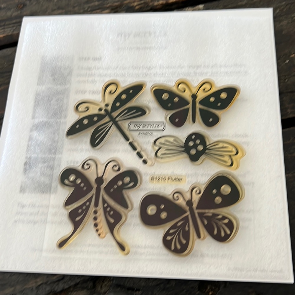 Close to my heart my acrylix stamp set-Flutter